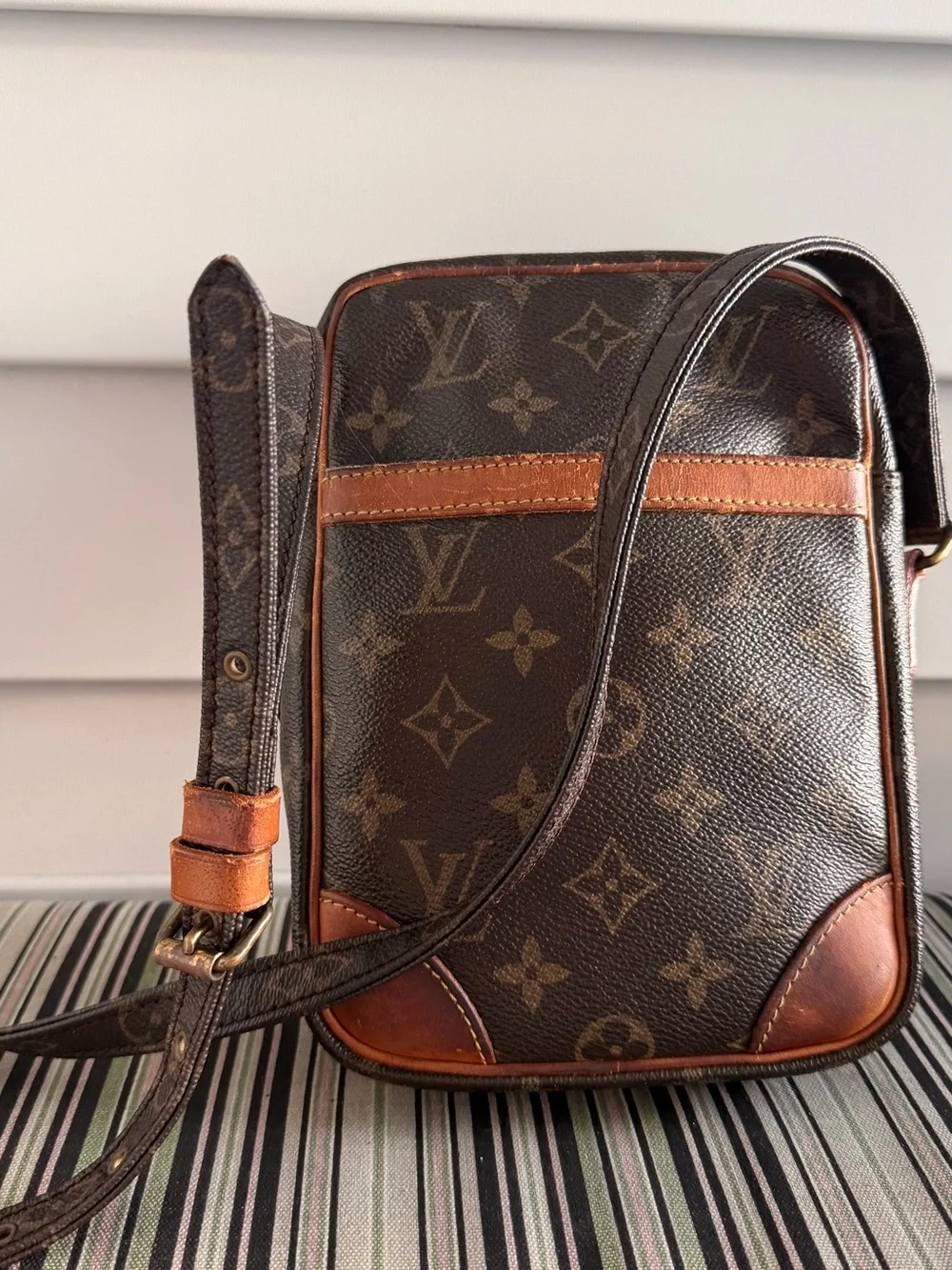 Louis Vuitton Vintage Danube PM Monogram Crossbody Bag